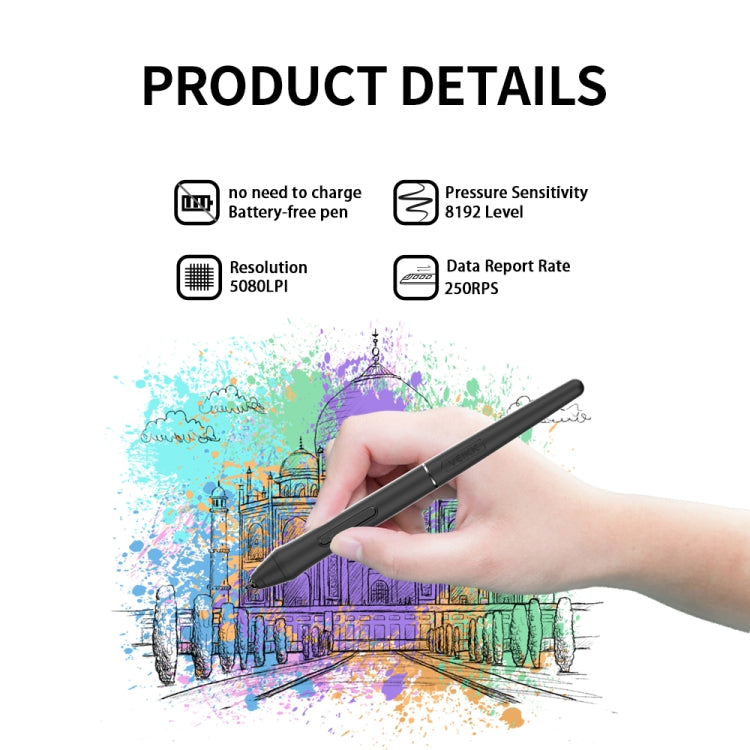 VEIKK VK1060 Drawing Tablet – 8192 Pressure, Mobile Support