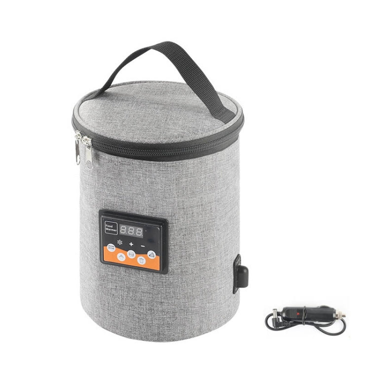 Car Bottle Warmer Bag 3.8L Gray 12V 