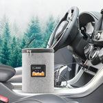 Car Bottle Warmer Bag 3.8L Gray 12V 