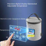 Car Bottle Warmer Bag 3.8L Gray 12V 