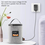 Car Bottle Warmer Bag 3.8L Gray 12V 