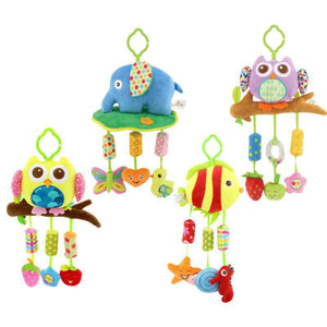Purple Owl Baby Wind Chime Toy