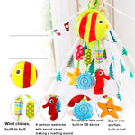 Purple Owl Baby Wind Chime Toy