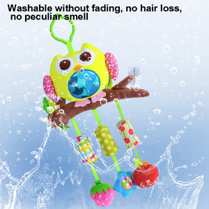 Purple Owl Baby Wind Chime Toy