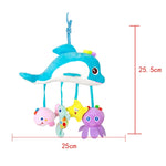 Colorful Animal Plush Stroller Toy 