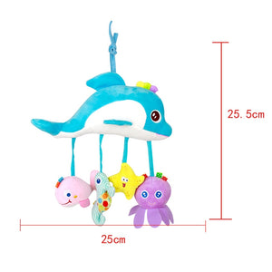 Colorful Animal Plush Stroller Toy 