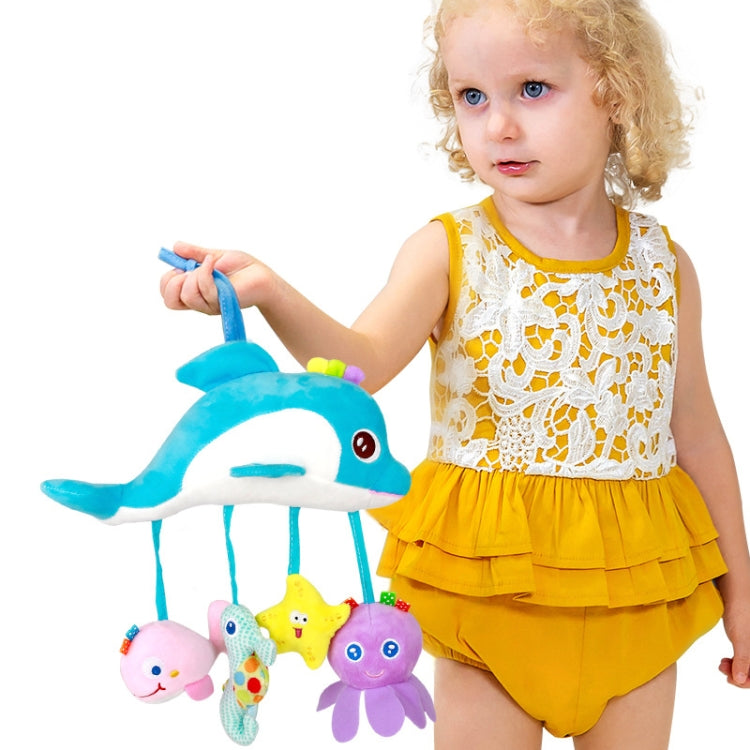 Colorful Animal Plush Stroller Toy 