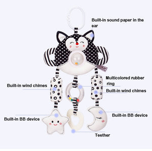 Baby Stroller Toy 2A Elephant – Black & White