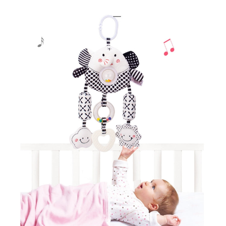 Baby Stroller Toy 2A Elephant – Black & White