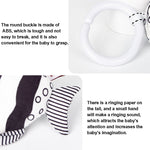 Black & White 4A Whale Bed Bell Toy