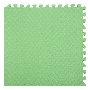 Baby Crawling Mat 10PCS Green PE Foam 30x1.2cm 