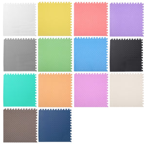 Baby Crawling Mat 10PCS Green PE Foam 30x1.2cm 