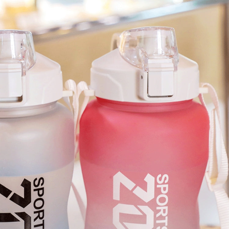 Sports Water Bottle 2000ml Frosted Gradient