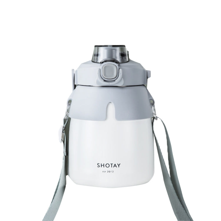 Kids Thermos Bottle 900ml – Leakproof, 316 Steel, Gray