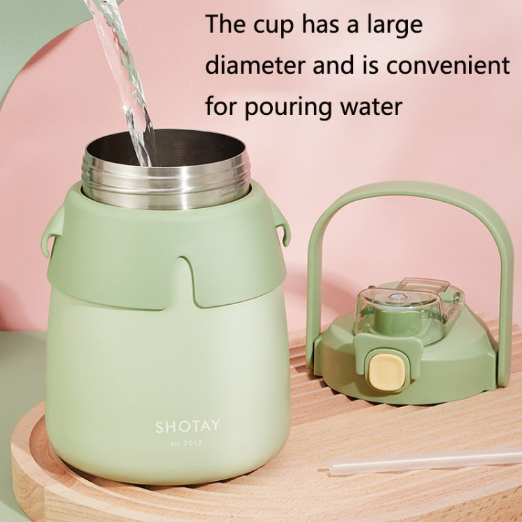 Kids Thermos Bottle 900ml – Leakproof, 316 Steel, Gray