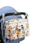 Stroller Organizer Yellow Zoo