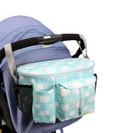 Stroller Organizer Green Lamb with Side Pocket