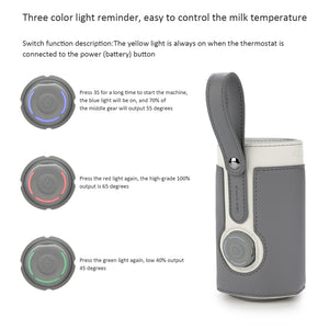 Baby Bottle Warmer Bag 027 Dark Gray