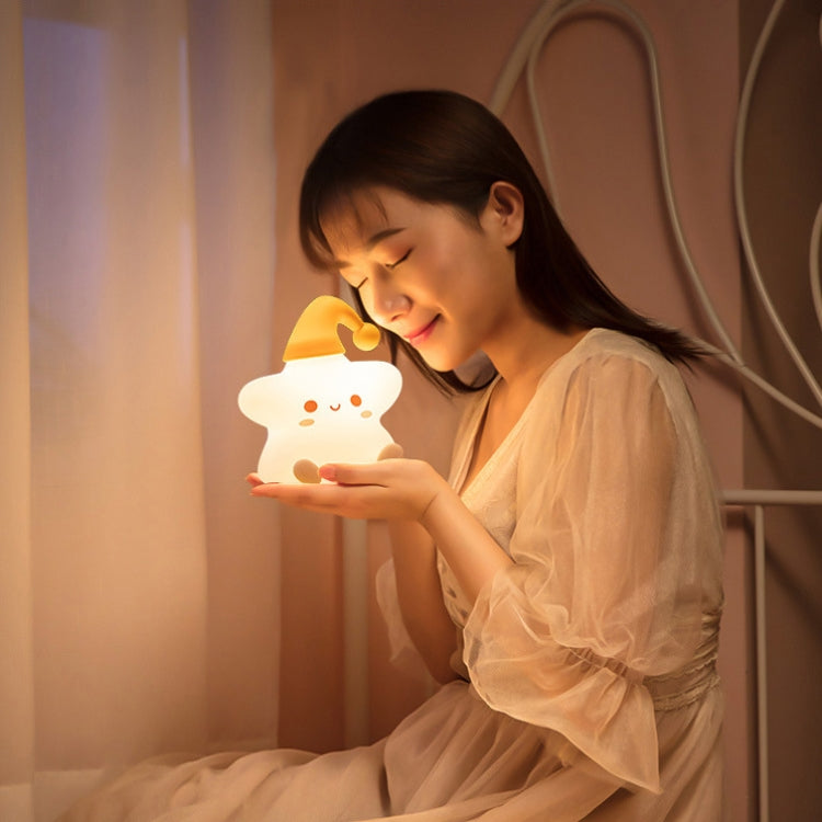 Silicone Star Bedside Night Light