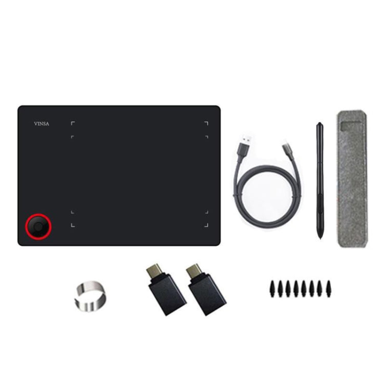 VINSA T608 Drawing Tablet - 8192 Pressure Levels