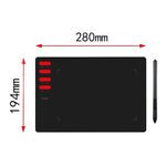 VINSA T505 Painting Board – 8192 Pressure, USB Plug & Play