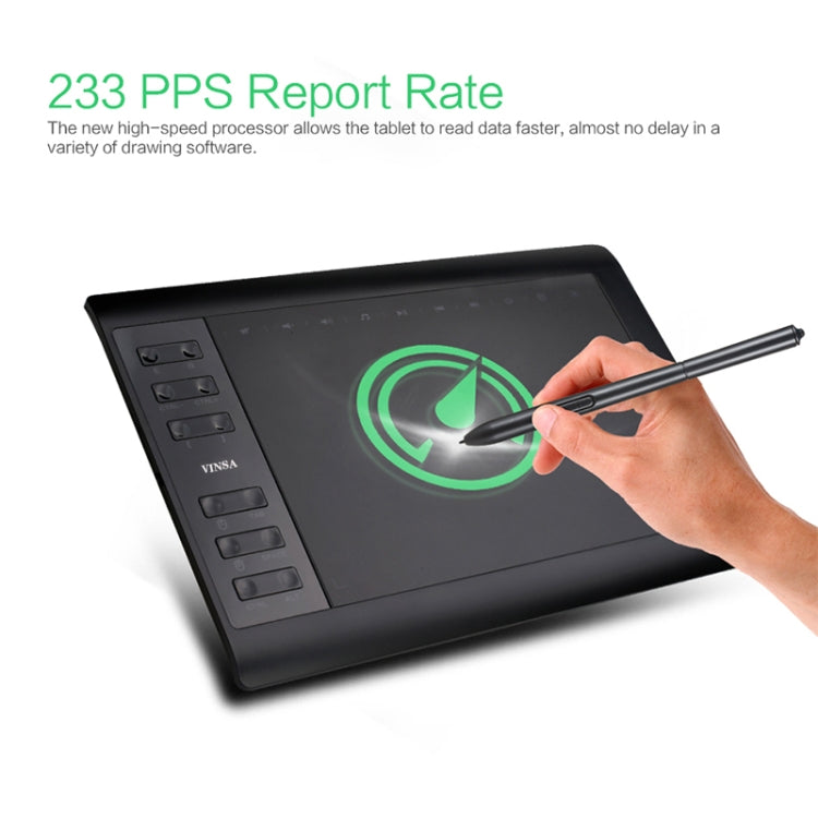 Digital Drawing Board VINSA VIN1060PLUS – 8192 Pressure, USB