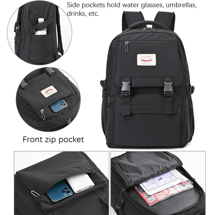 Big Capacity School Backpack – Blue