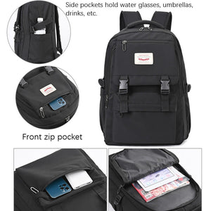 Big Capacity School Backpack – Blue