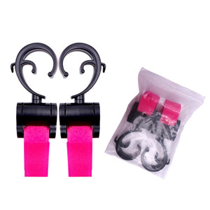 Stroller Hook 360° Rotation –  Rose Red