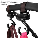 Stroller Hook 360° Rotation – Rose Red