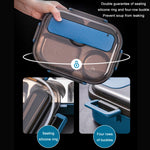 304 Stainless Steel Kids Lunch Box –  Peacock Blue