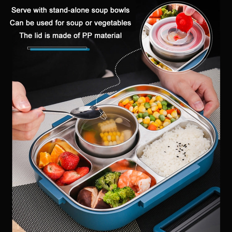 304 Stainless Steel Kids Lunch Box –  Peacock Blue