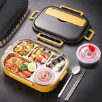 304 Stainless Steel Kids Lunch Box – Lemon Yellow