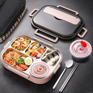 304 Stainless Steel Kids Lunch Box –  Ink Pink 