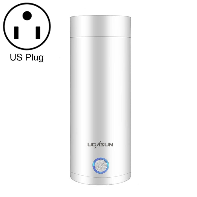 Mini Electric Travel Thermoses 400ml White US Plug 