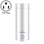 Mini Electric Travel Thermoses 400ml White US Plug 