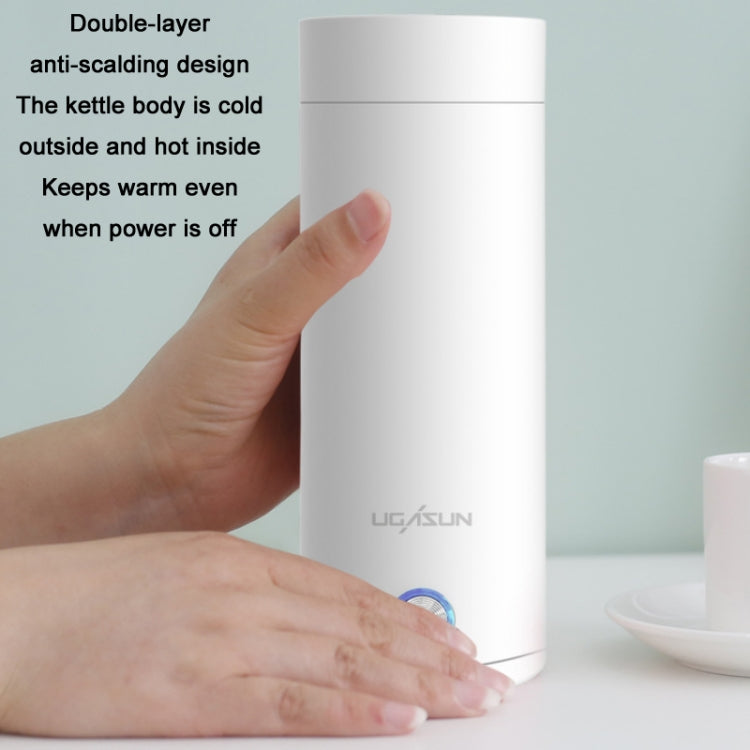 Mini Electric Travel Thermoses 400ml White US Plug 