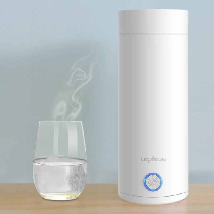 Mini Electric Travel Thermoses 400ml White US Plug 