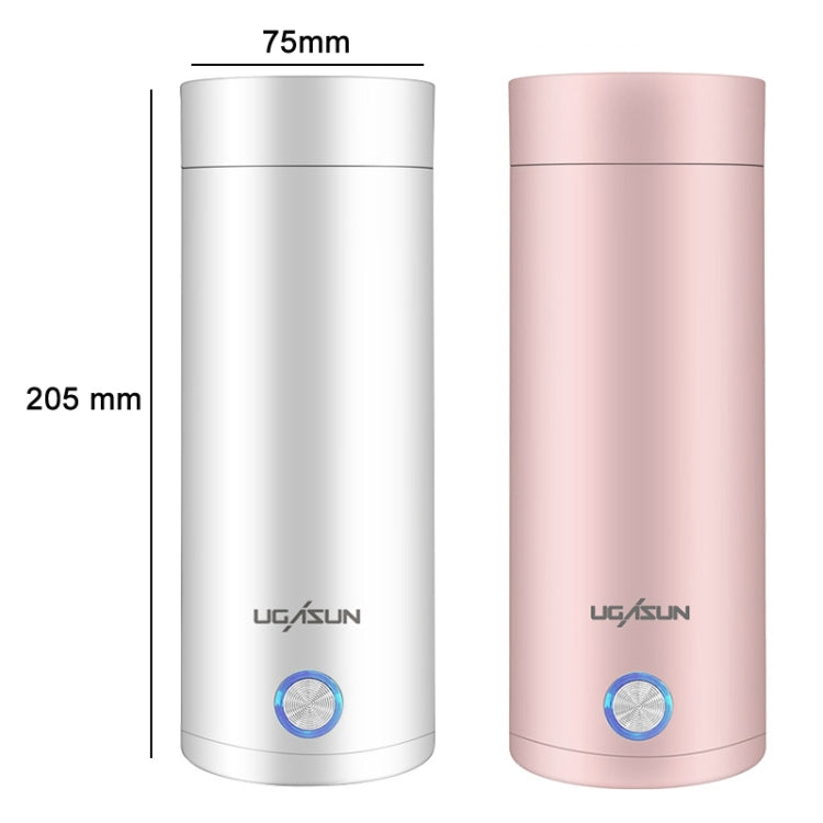 Mini Electric Travel Thermoses 400ml Pink UK Plug