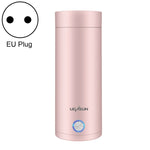 Mini Electric Travel Thermoses 400ml Pink EU Plug 
