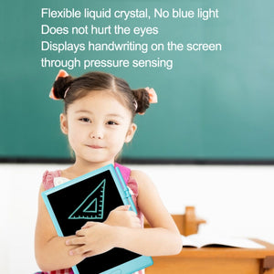 LCD Writing Board 10" for Kids – Reusable, Monochrome