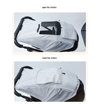 Gray Stroller Sunshade with Peekaboo Window