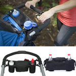 Stroller Organizer Bag – 2 Bottle Holders, Oxford Cloth, Black 