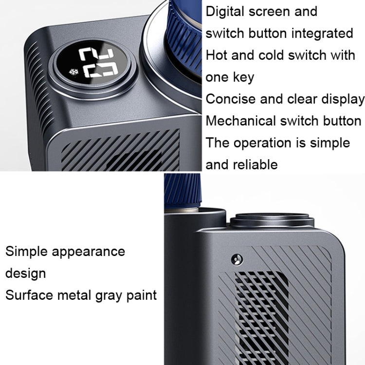 Car Cup Cooler & Warmer Gray – Fast Heating