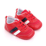 Baby Walking Shoes D2566 "SNEAKERS" 12cm Red 