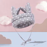 Baby Helmet Gray Star Antlers