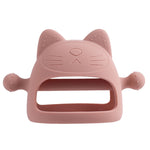 Baby Silicone Anti-Biting Teether Stick Brown