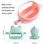 Baby Silicone Anti-Biting Teether Stick Mint Green