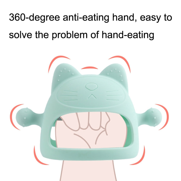 Baby Silicone Anti-Biting Teether Stick Sky Blue