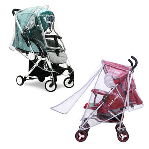 Stroller Rain Cover Transparent EVA 95x51cm